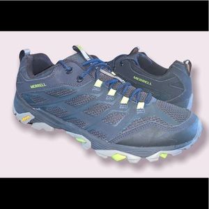 Merrell Moab J35787 Navy Blue Low Top Hiking  Sneaker Shoe Men's Size 11